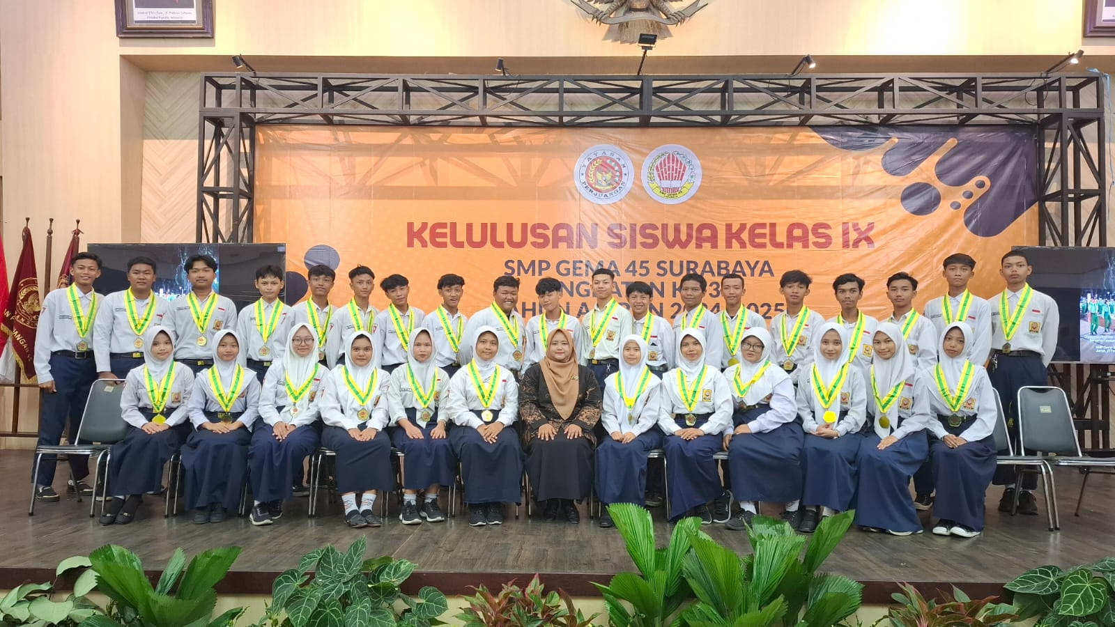 Kelas IX-A Angkatan Ke-36 TA. 2024-2025
